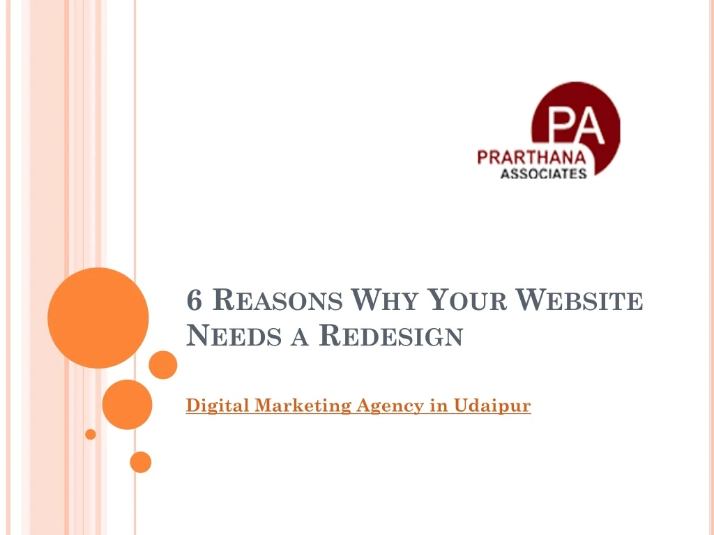 6 reasons why your website needs a redesign