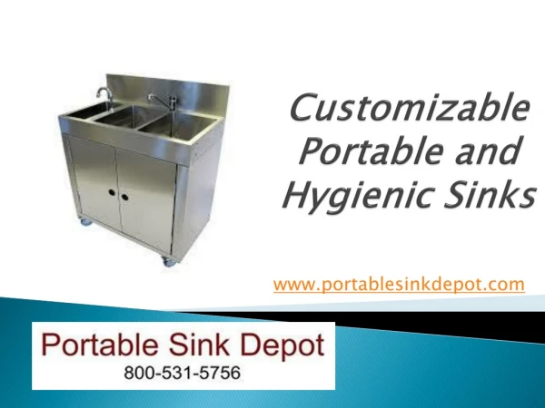 Multi Compartment Outdoor Portable Sinks