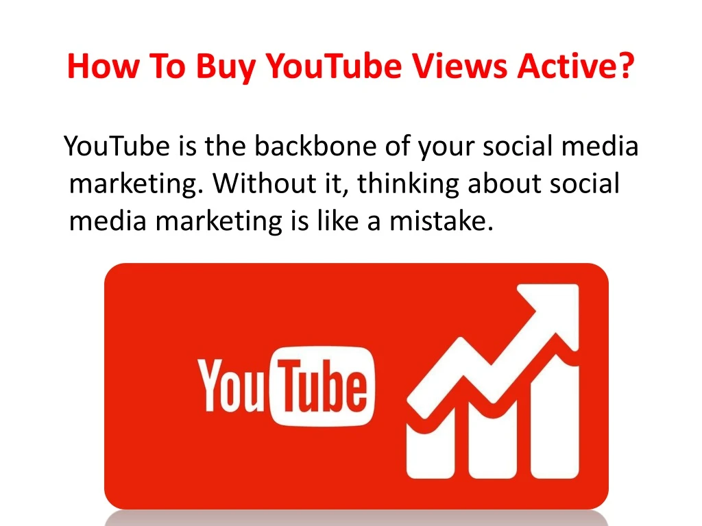 how to buy youtube views active