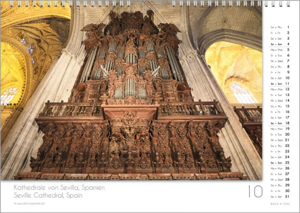 Orgelkalender, 10 coole Orgelkalender