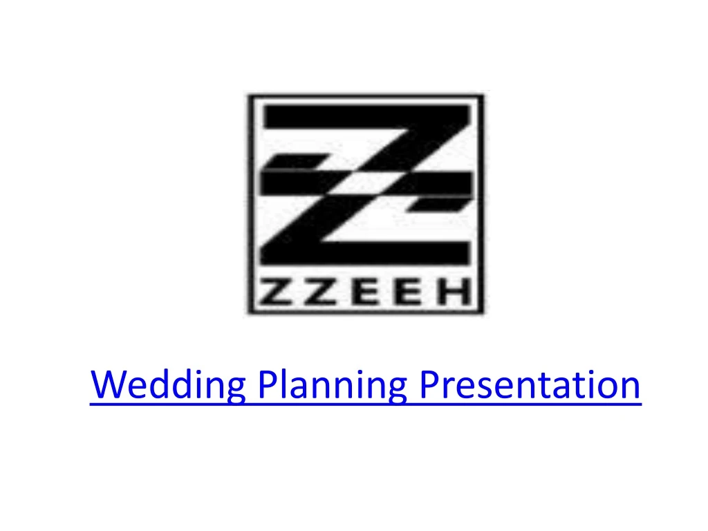 wedding planning presentation