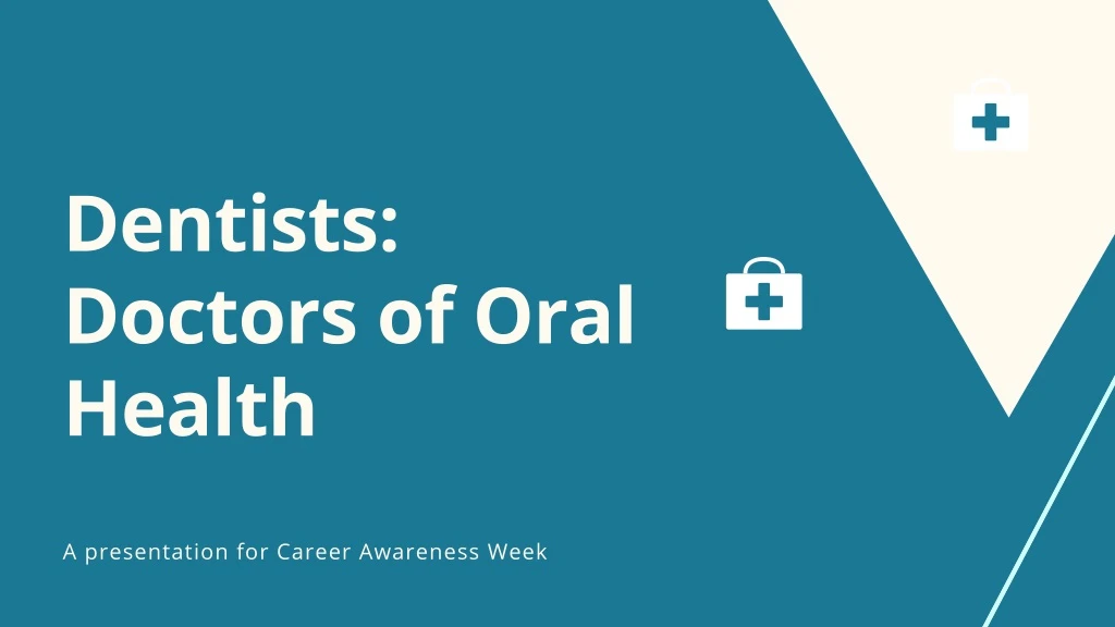 dentists doctors of oral health