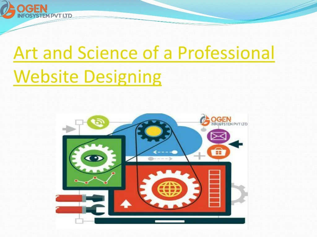art and science of a professional website designing