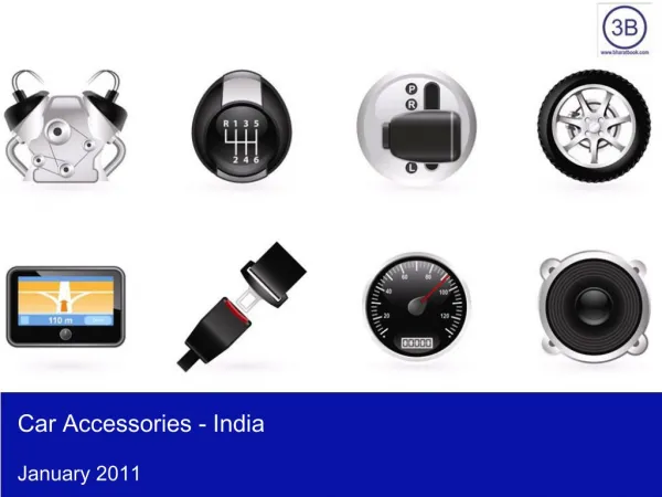 Car Accessories Market in India 2011