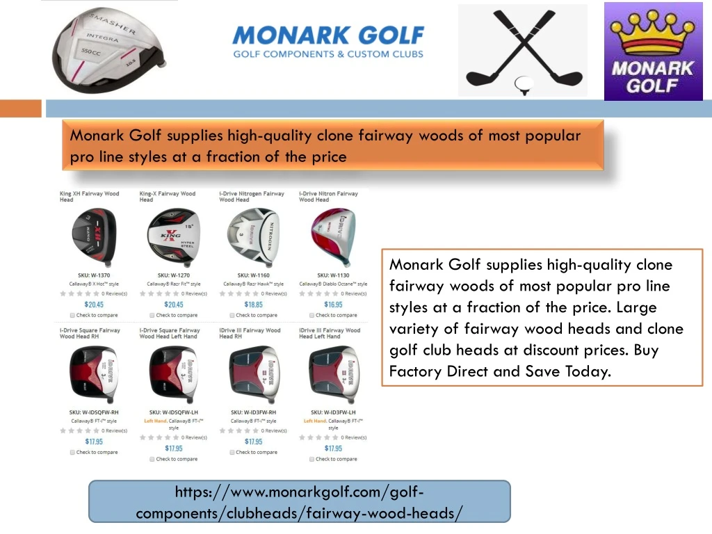 monark golf supplies high quality clone fairway