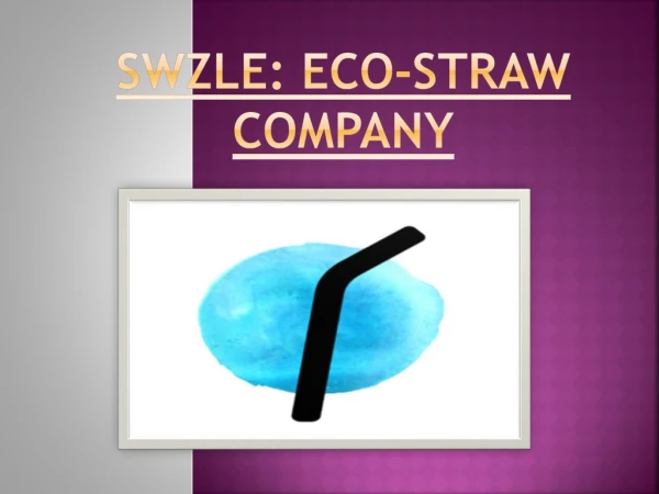Swzle:Eco-Straw Company