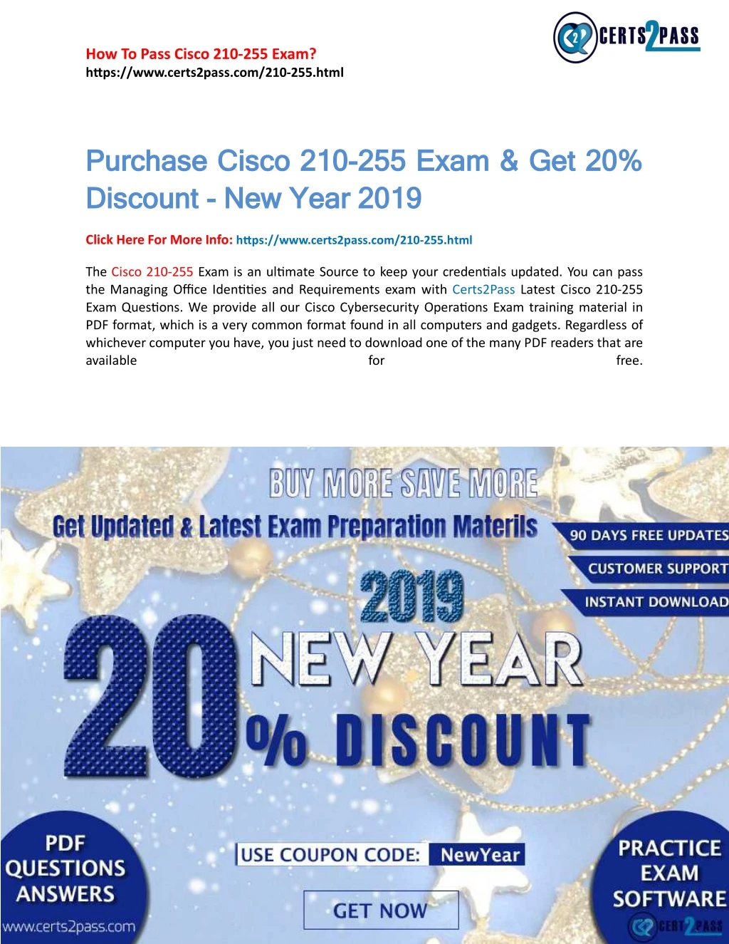 how to pass cisco 210 255 exam https