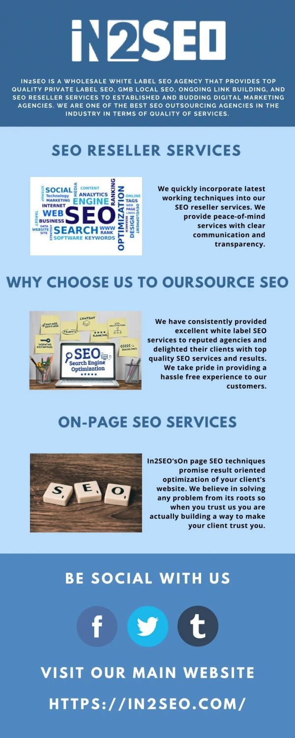 in2seo is a wholesale white label seo agency that