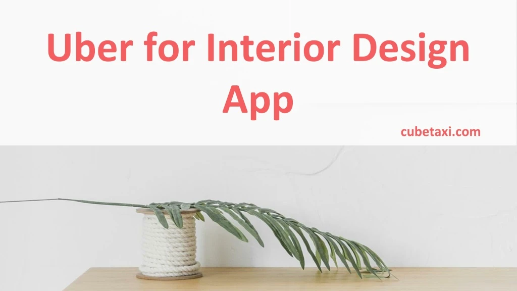 uber for interior design app