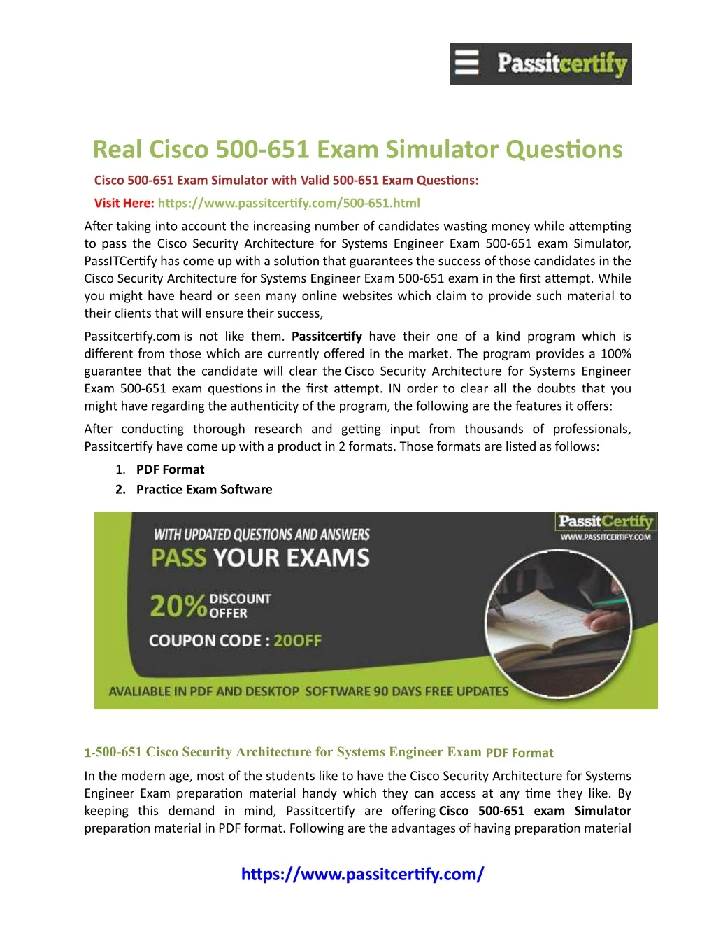 real cisco 500 651 exam simulator questions