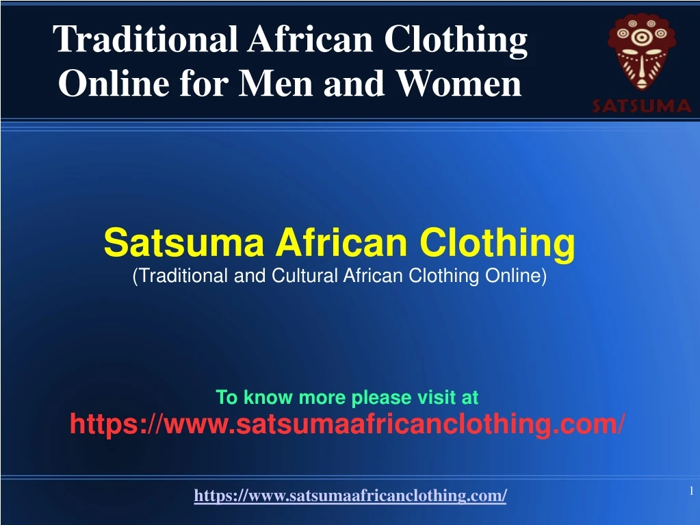 traditional african clothing online for men and women