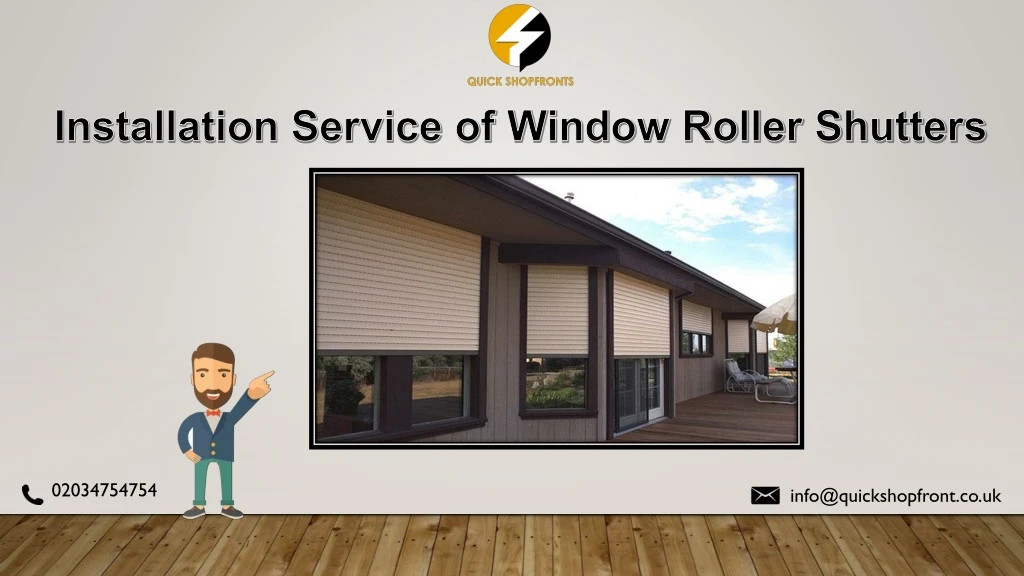 installation service of window roller shutters