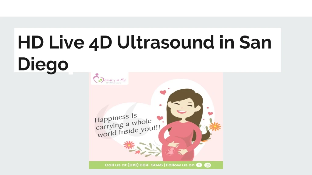 hd live 4d ultrasound in san diego