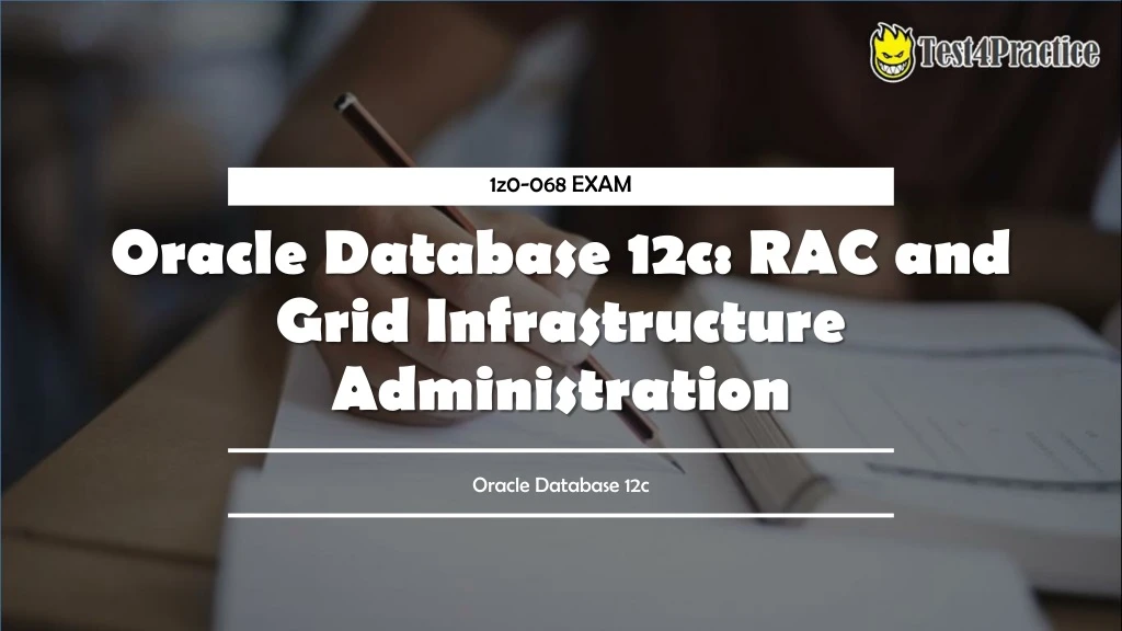 oracle database 12c rac and grid infrastructure administration