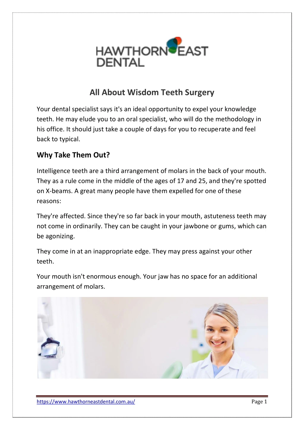 all about wisdom teeth surgery