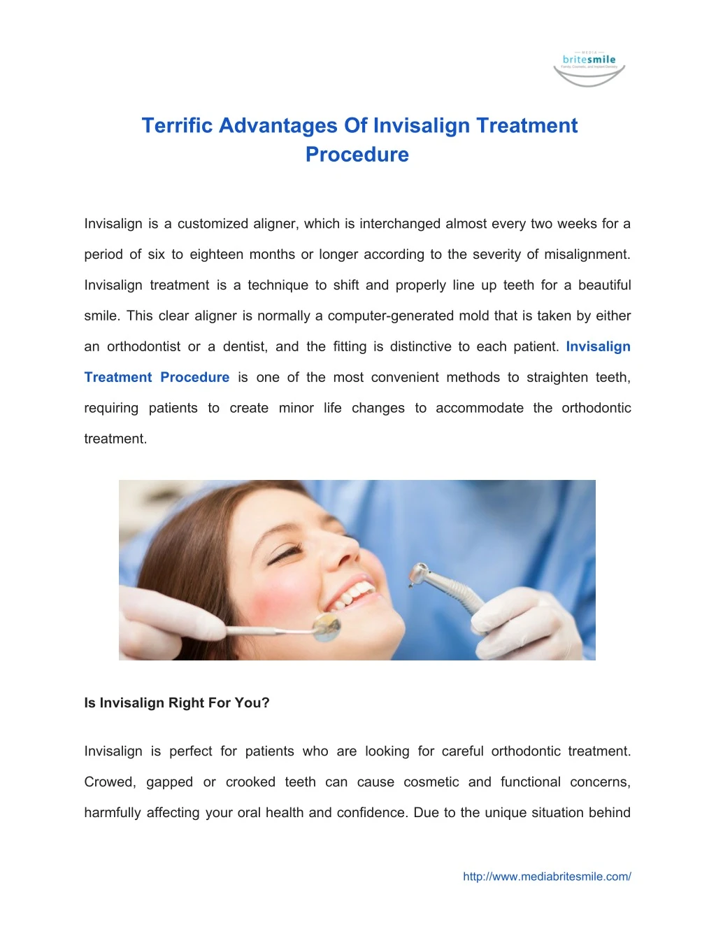 terrific advantages of invisalign treatment