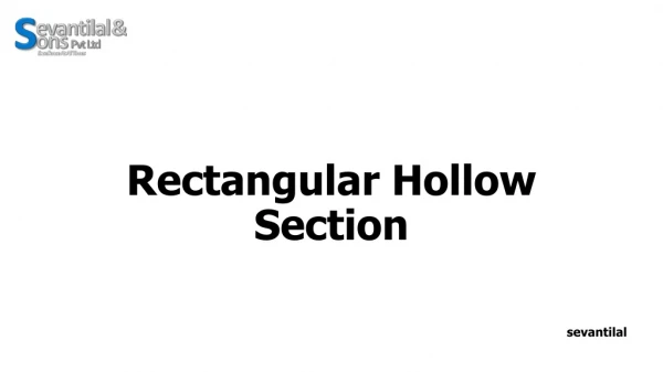 rectangular hollow section