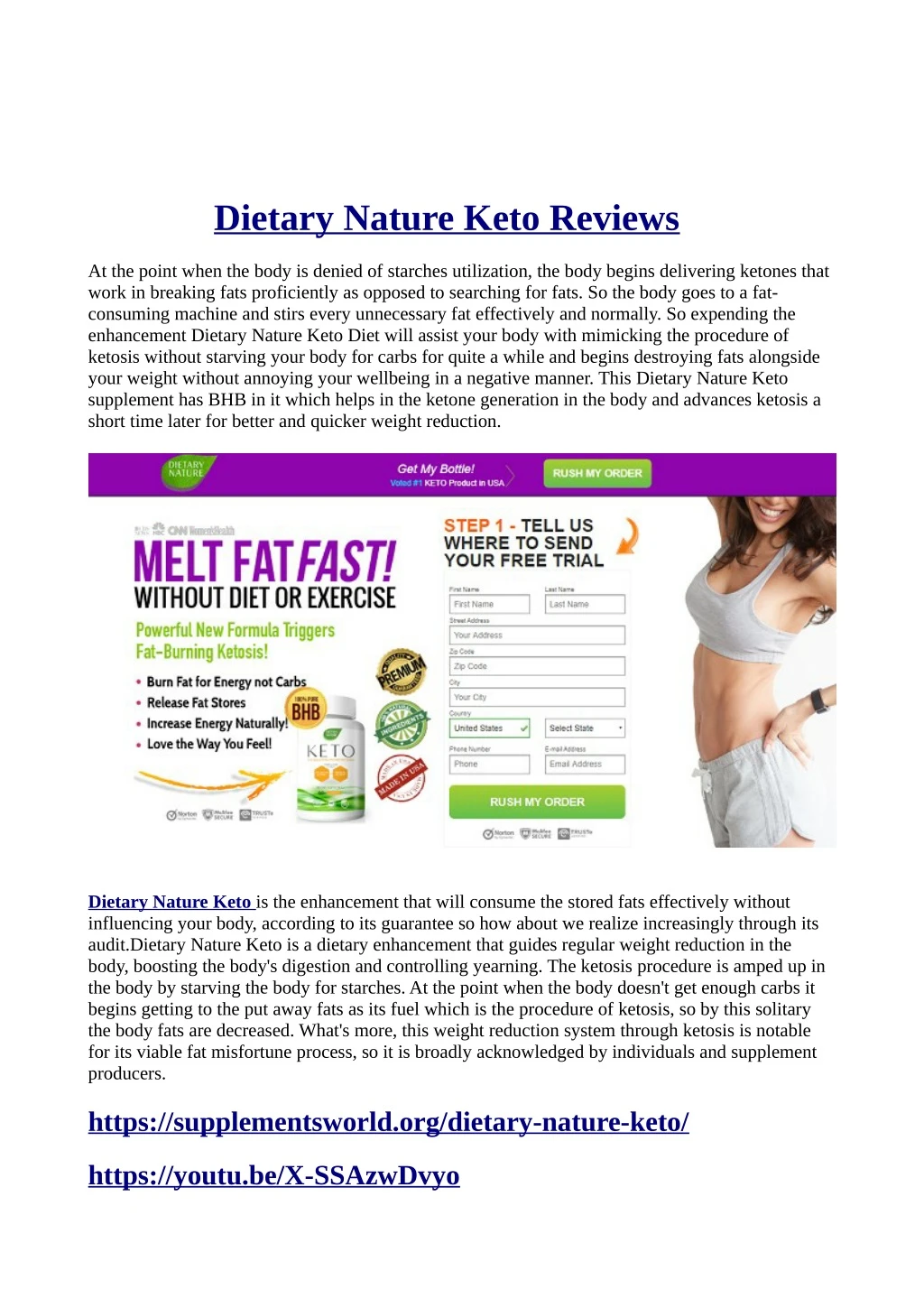 dietary nature keto reviews