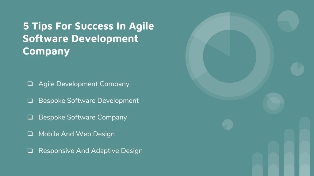 5 tips for success in agile software development company