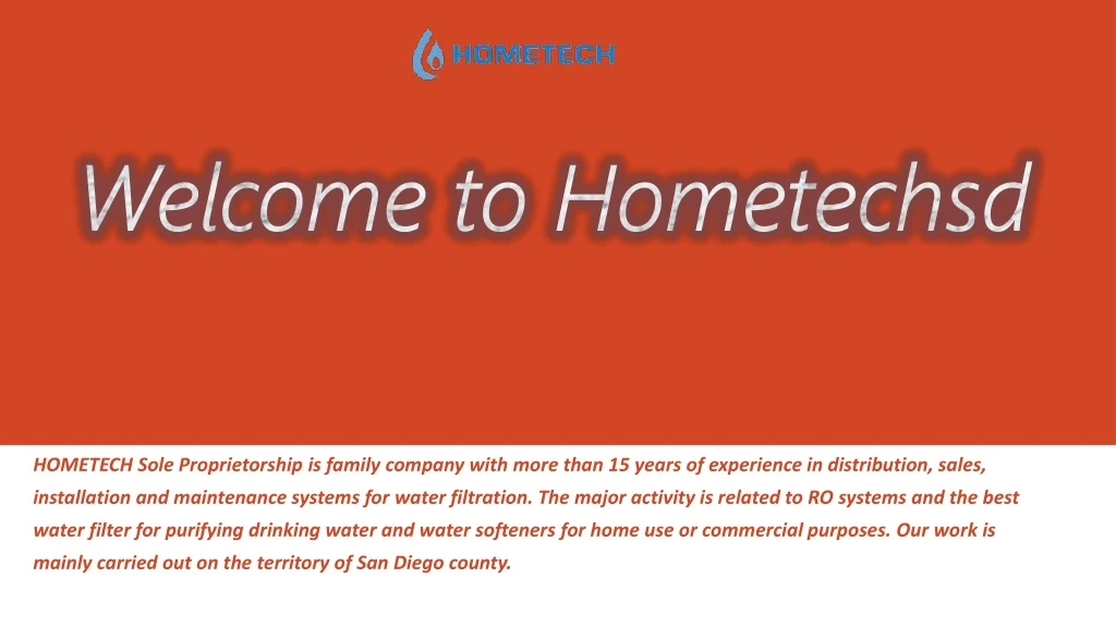 welcome to hometechsd