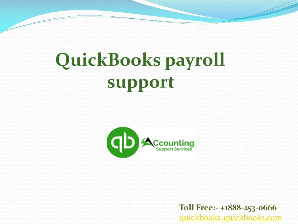 quickbooks payroll support