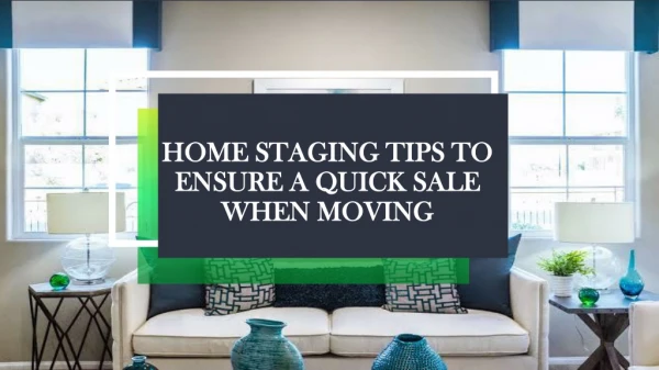 Best Home Staging Tips