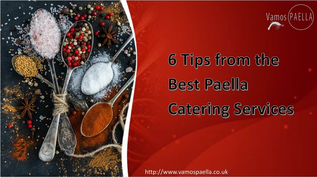 6 tips from the best paella catering services