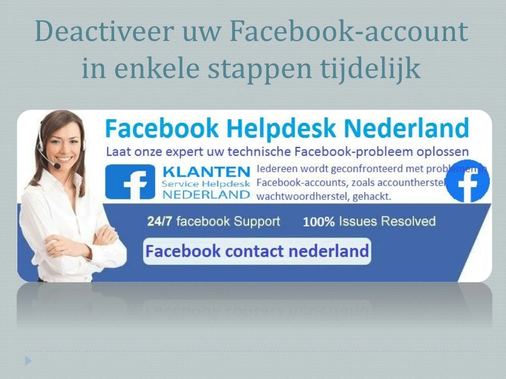 deactiveer uw facebook account in enkele stappen