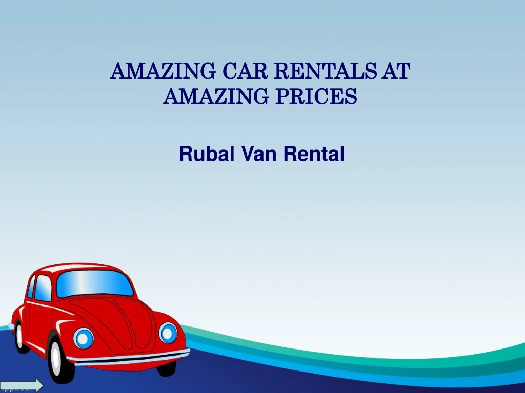 amazing car rentals at amazing prices