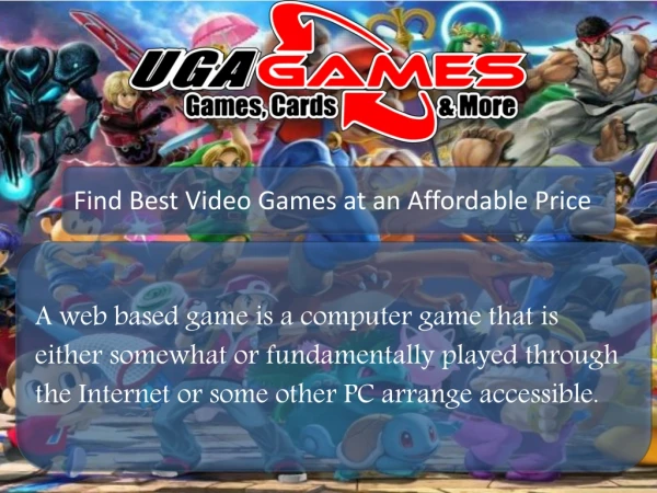 Buy Online Video Games at an Affordable Price