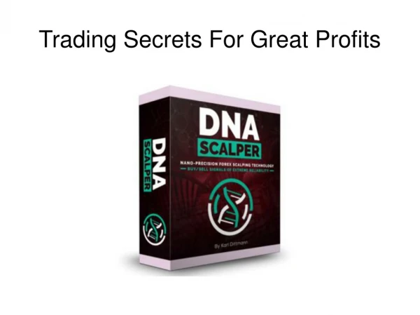 Trading Secrets For Great Profits