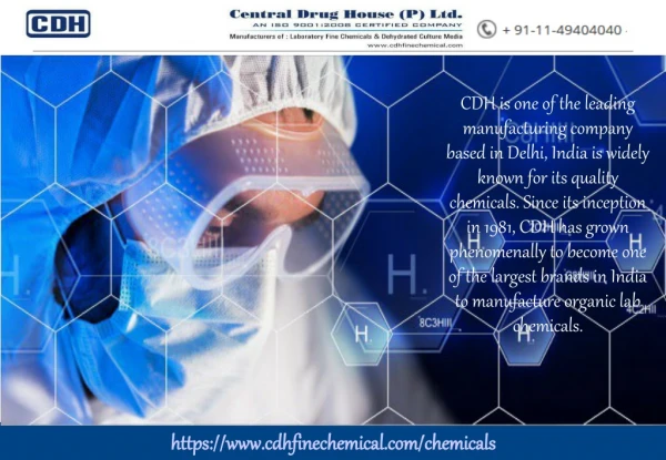 Organic Lab Chemicals Manufacturers