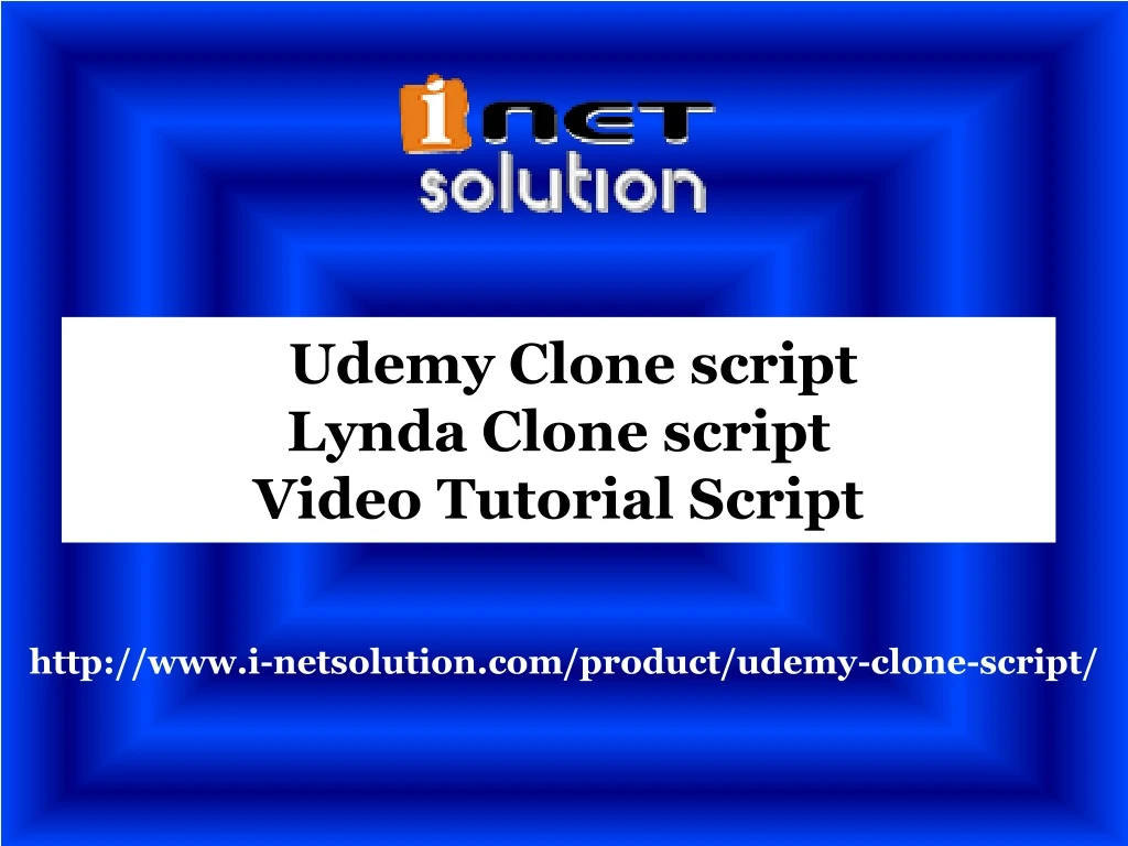 udemy clone script lynda clone script video tutorial script