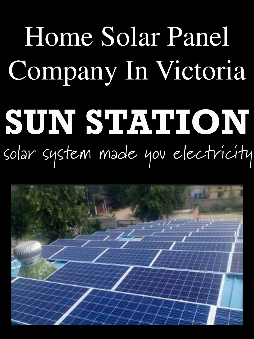 home solar panel company in victoria