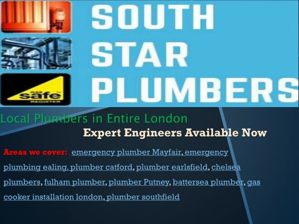 Local Plumbers In Catford