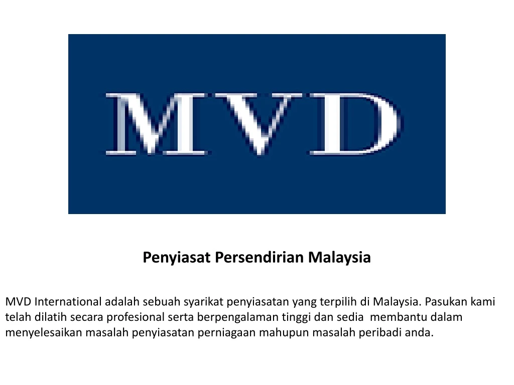 penyiasat persendirian malaysia
