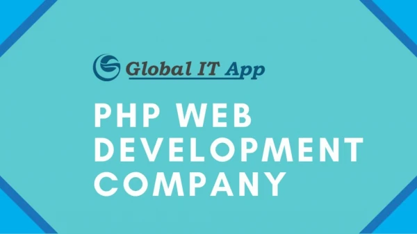 PHP Web Development Services | Best PHP Developer - Global IT App