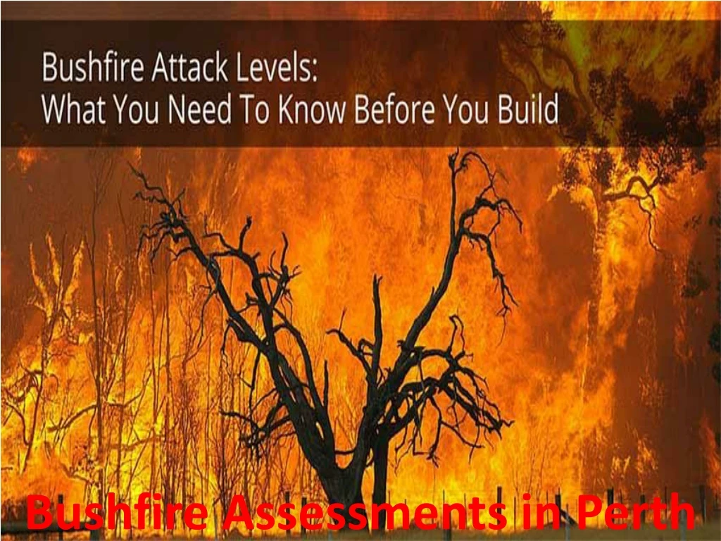 bushfire assessments in perth