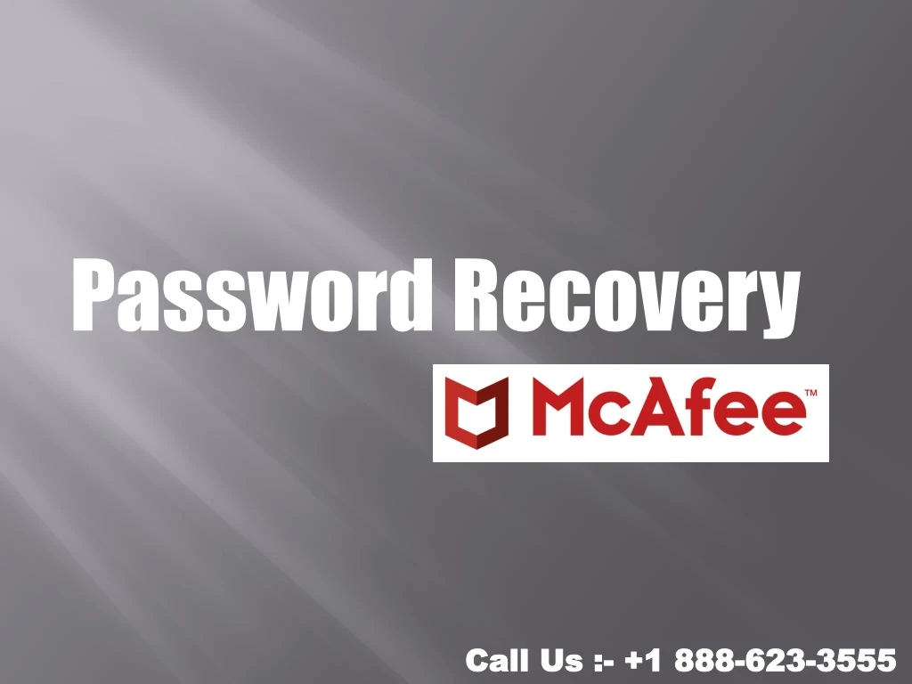 password recovery