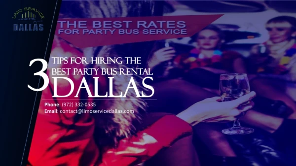 3 Tips for Hiring the Best Limo Service Dallas