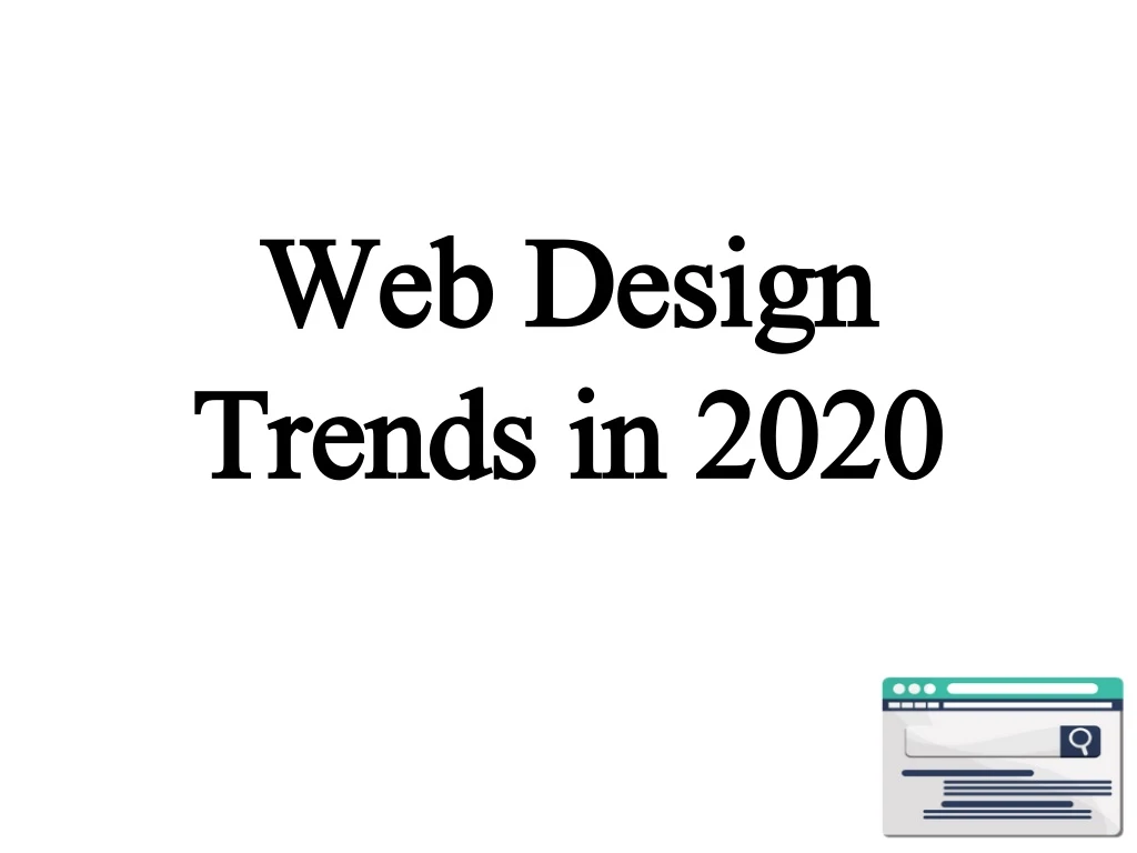 web design trends in 2020