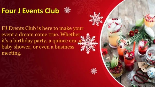 four j events club