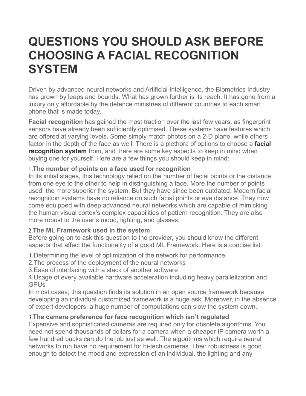 questions you should ask before choosing a facial