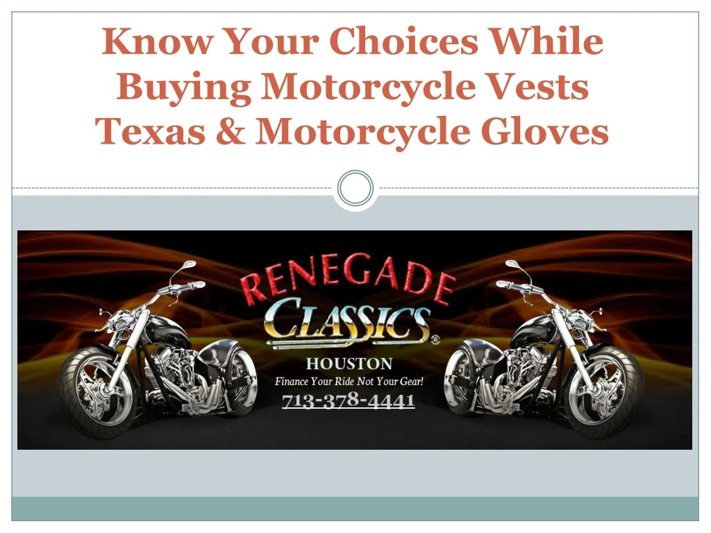 know your choices while buying motorcycle vests