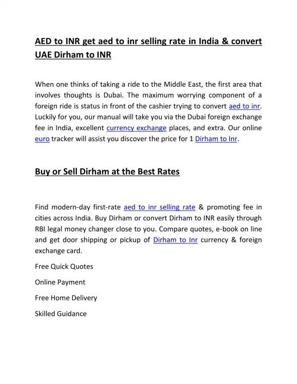 AED to INR get aed to inr selling rate in India & convert UAE Dirham to INR