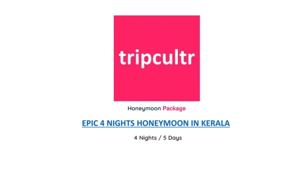 honeymoon package