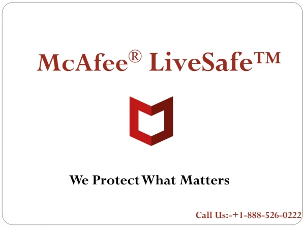 1800customerservicesnumber - McAfee LiveSafe