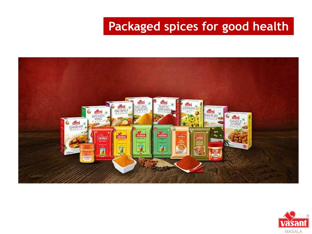 packaged spices for good health