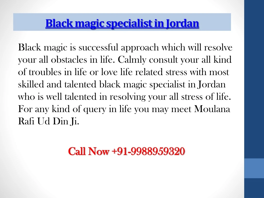 black magic specialist in jordan