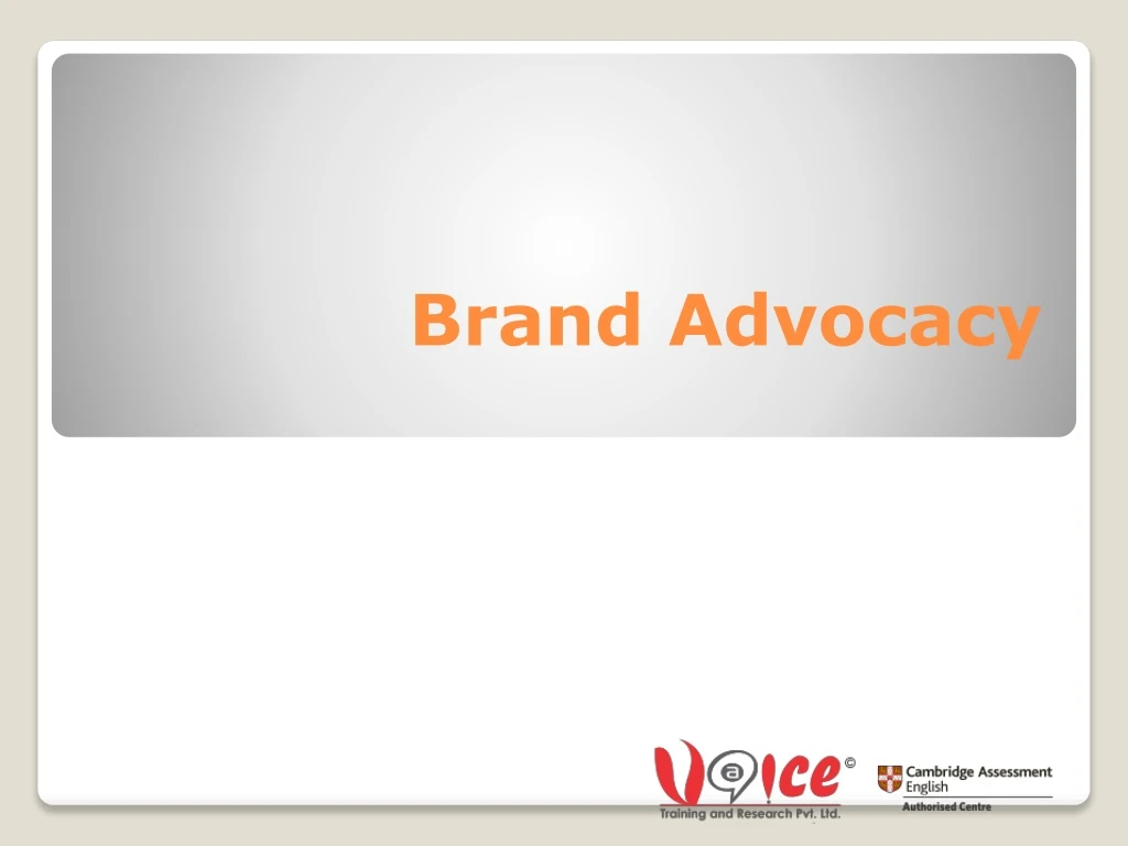 brand advocacy